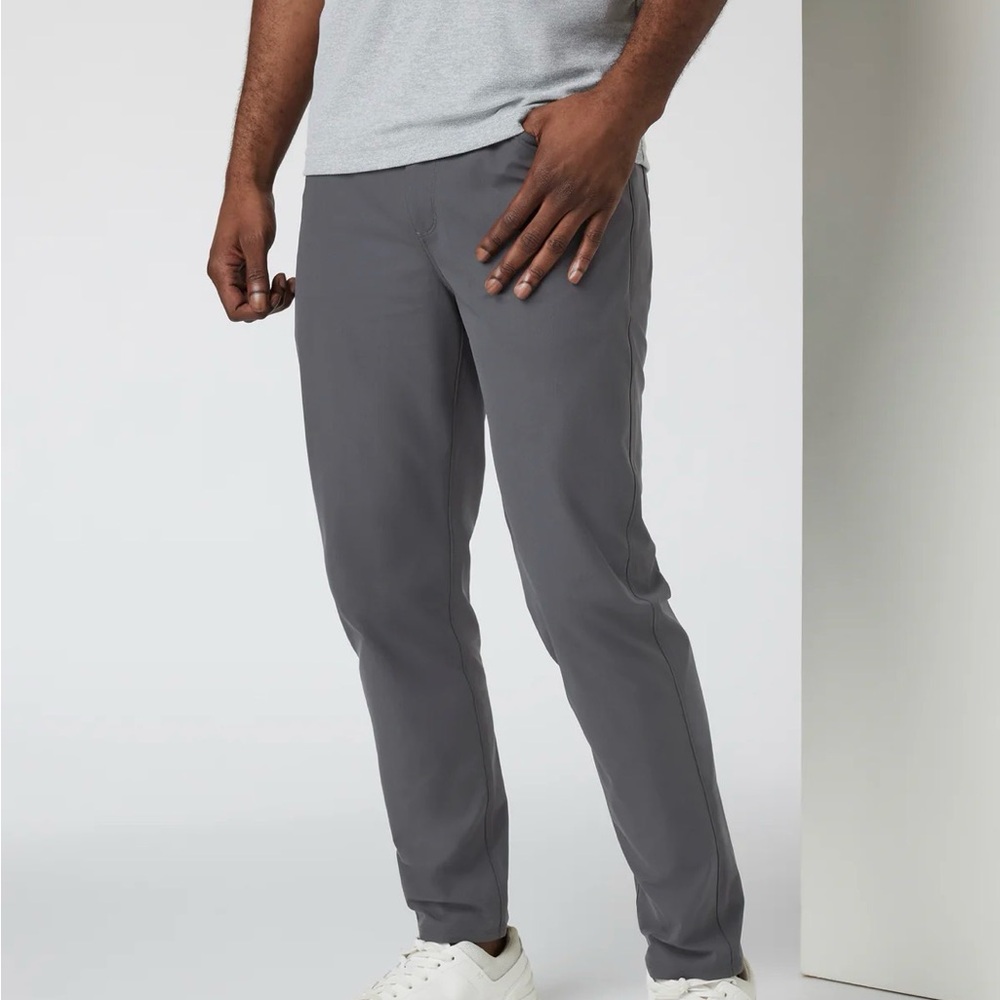 Vuori Men's Charcoal Slim Chinos